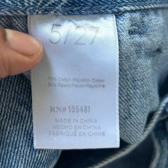 🦋 Simple SOCIETY | Y2K high rise butterfly Jean | size 27 - Picture 5 of 6